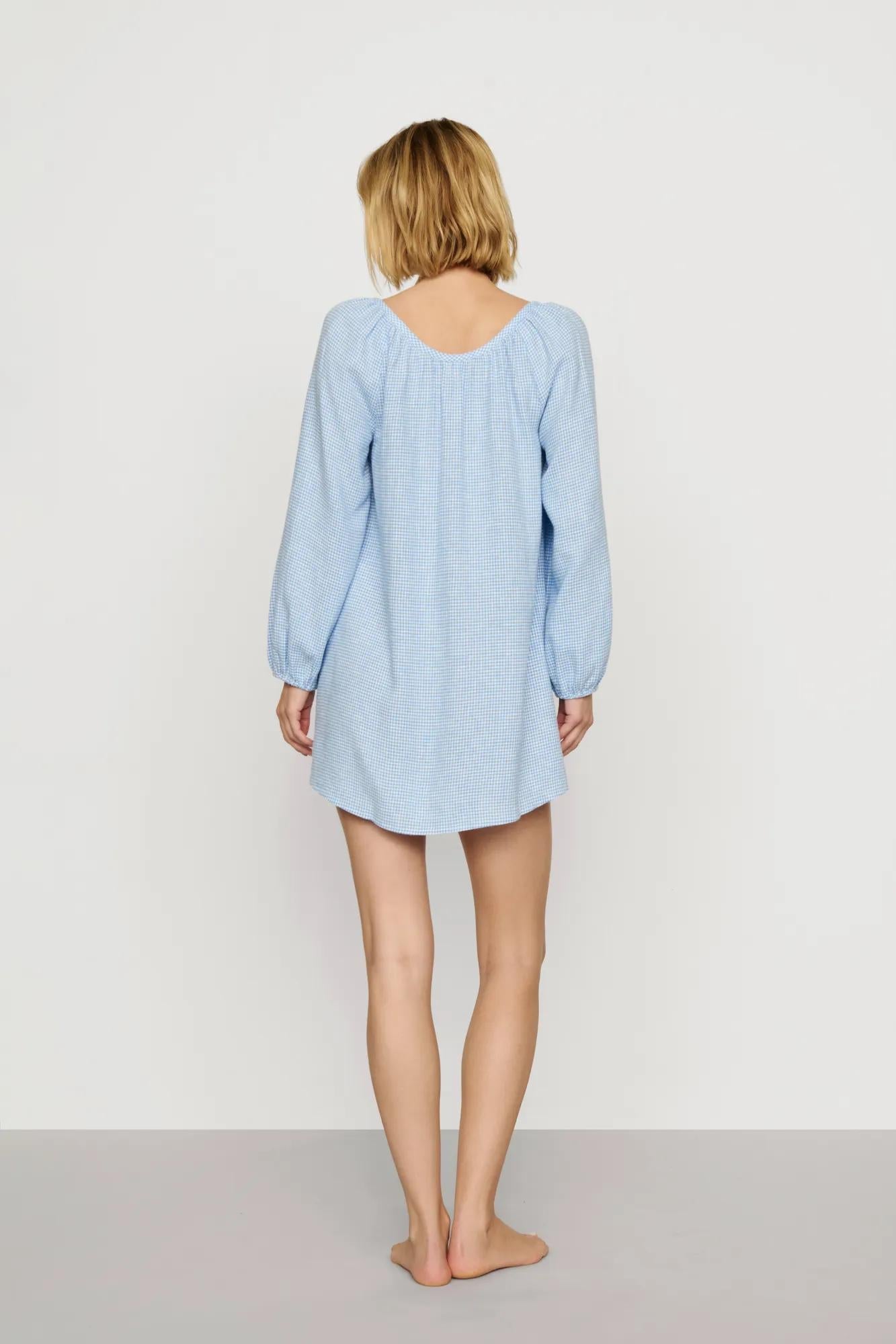 Eberjey Linen Blend Short Dress