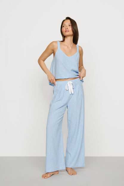 Eberjey Linen Blend Relaxed Pant