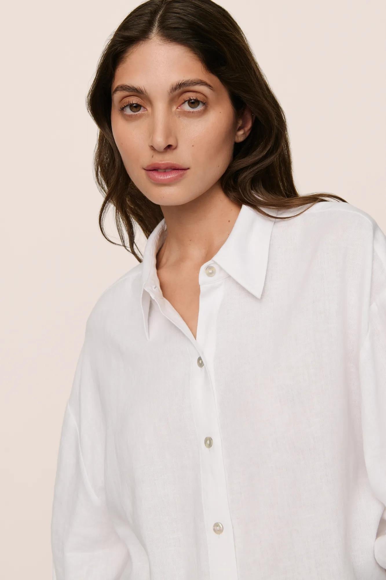 Eberjey Linen Blend Relaxed Top