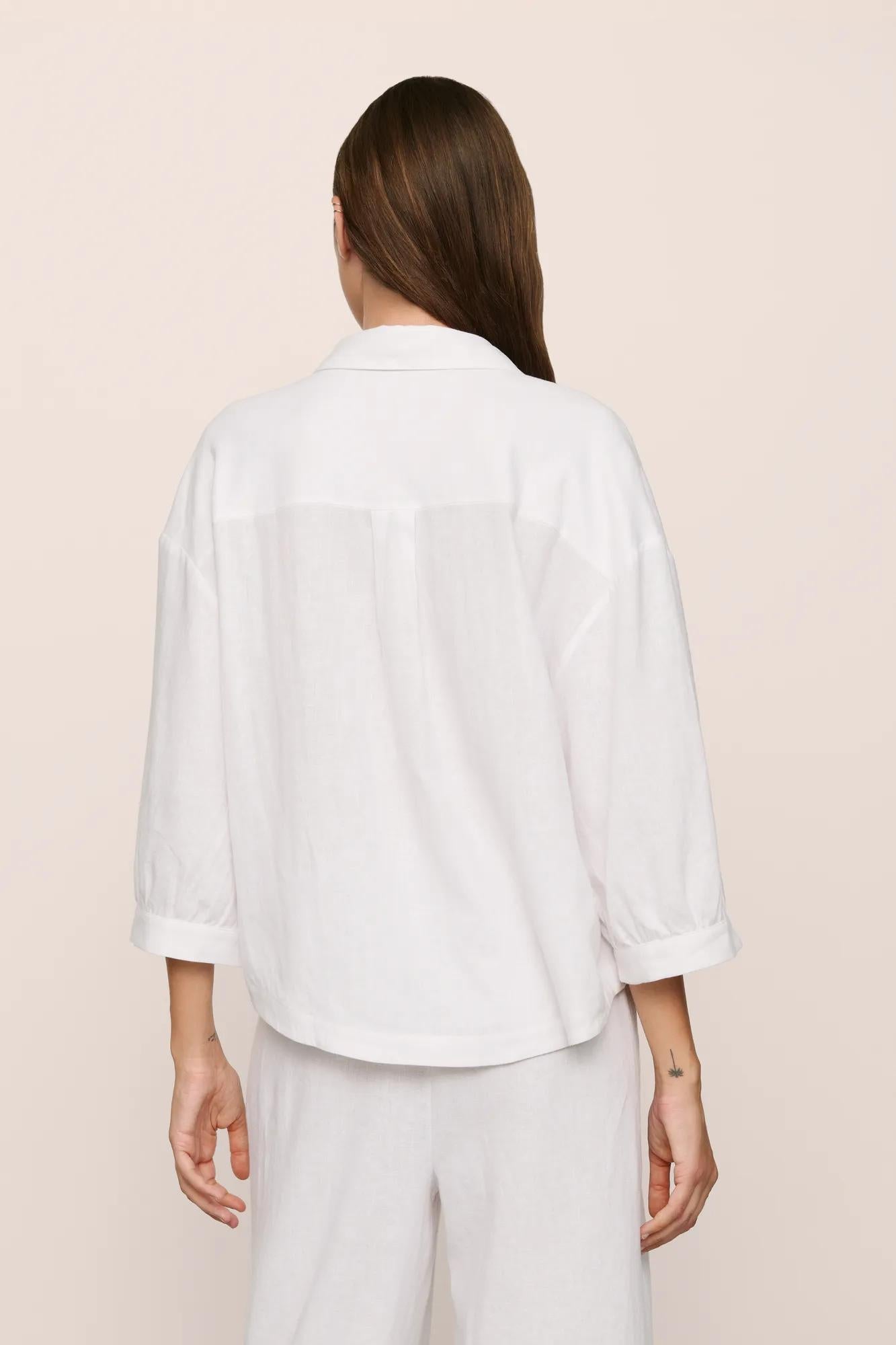 Eberjey Linen Blend Relaxed Top