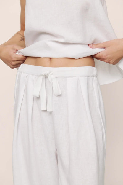 Eberjey Linen Blend Relaxed Pant