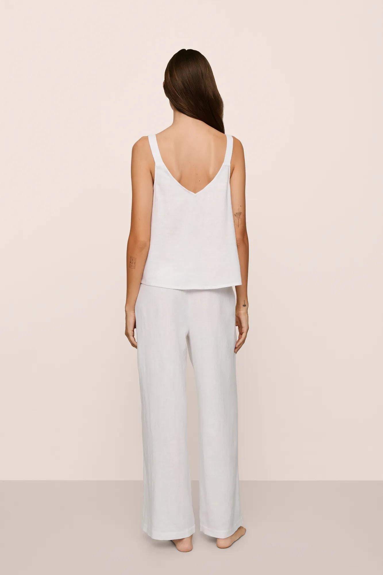 Eberjey Linen Blend Relaxed Pant