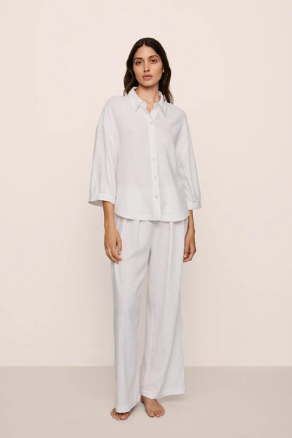 Eberjey Linen Blend Relaxed Pant