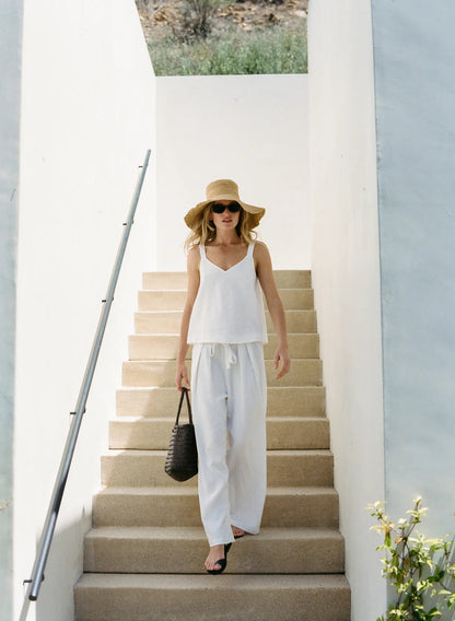 Eberjey Linen Blend Relaxed Pant