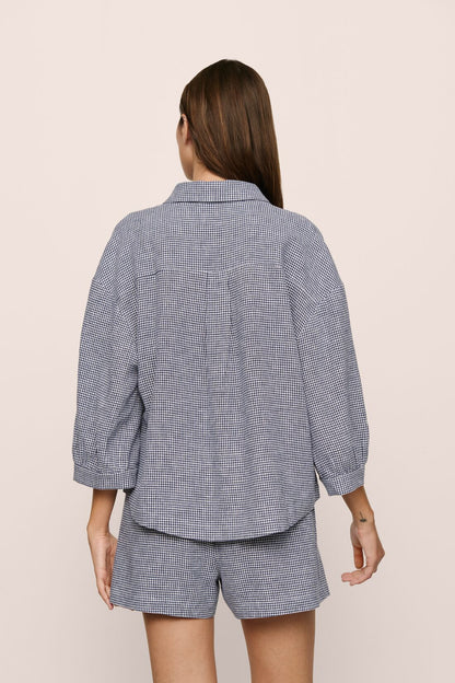 Eberjey Linen Blend Relaxed Top