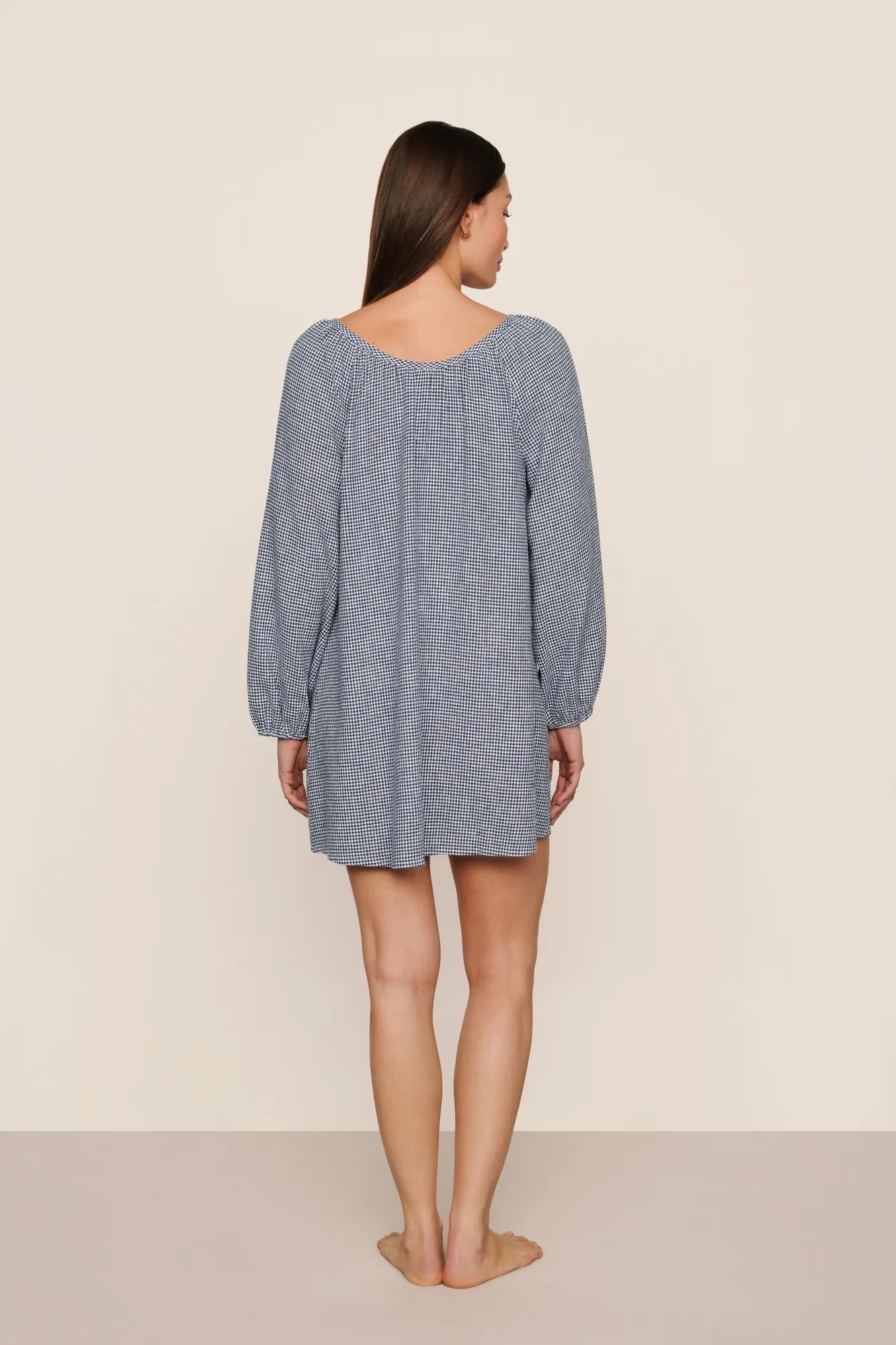 Eberjey Linen Blend Short Dress