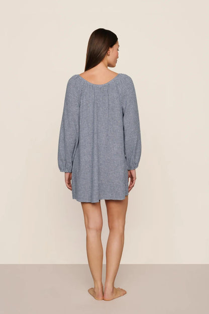 Eberjey Linen Blend Short Dress