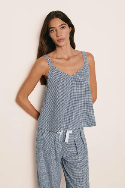 Eberjey Linen Blend Relaxed Pant