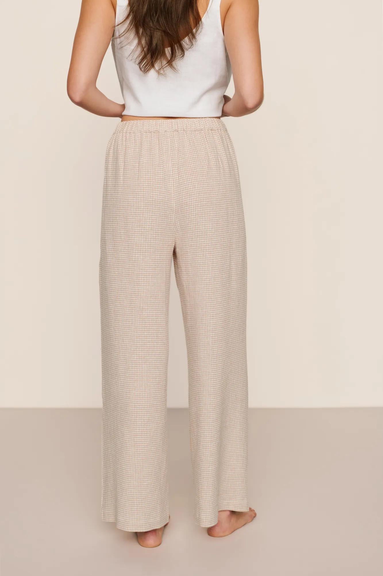 Eberjey Linen Blend Relaxed Pant