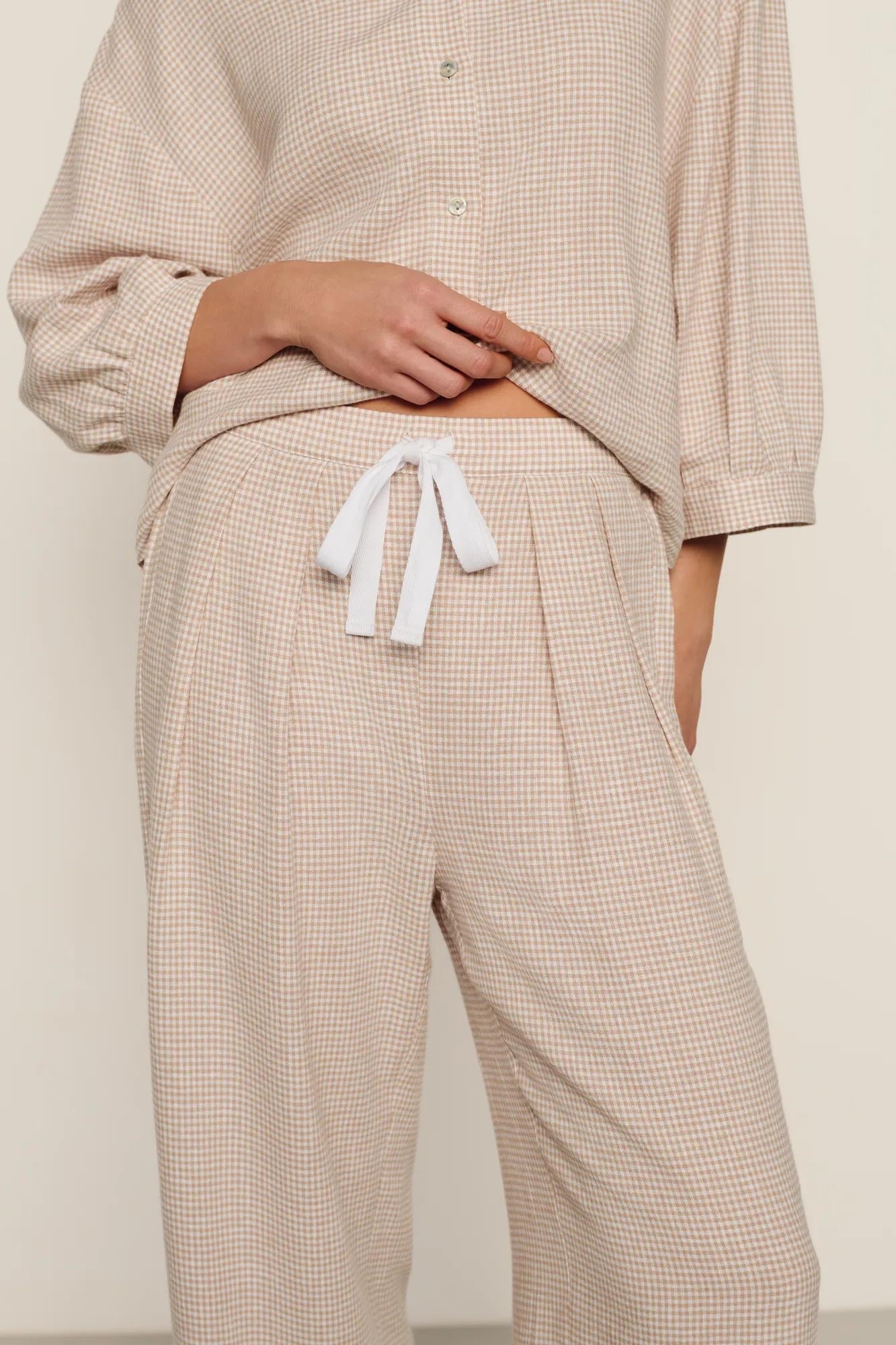 Eberjey Linen Blend Relaxed Pant