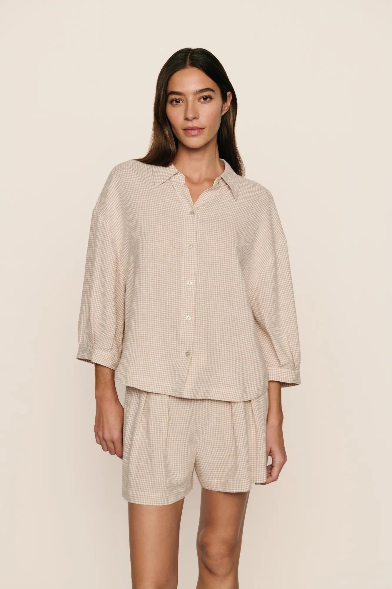 Eberjey Linen Blend Relaxed Short