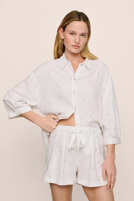 Eberjey Linen Blend Relaxed Short