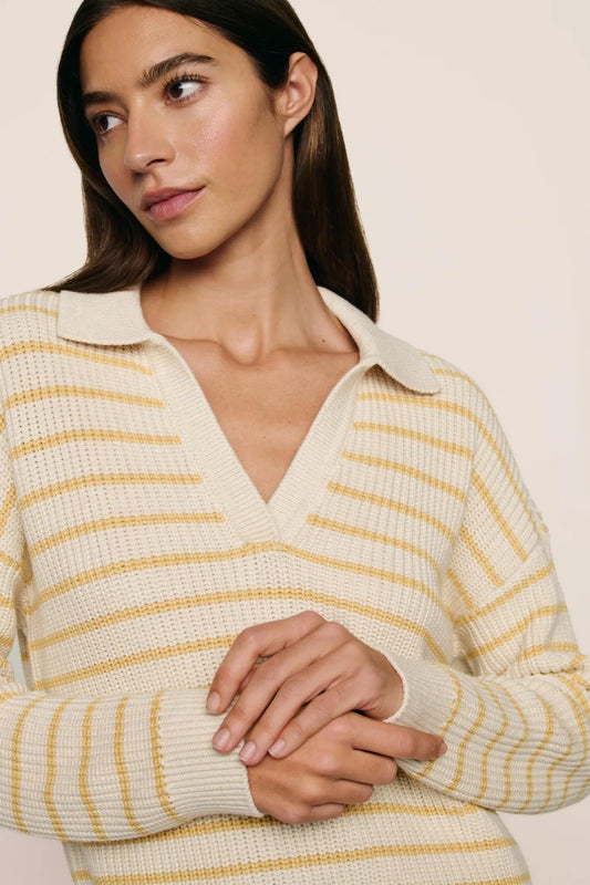 Eberjey Coastal Cotton Sweater Polo