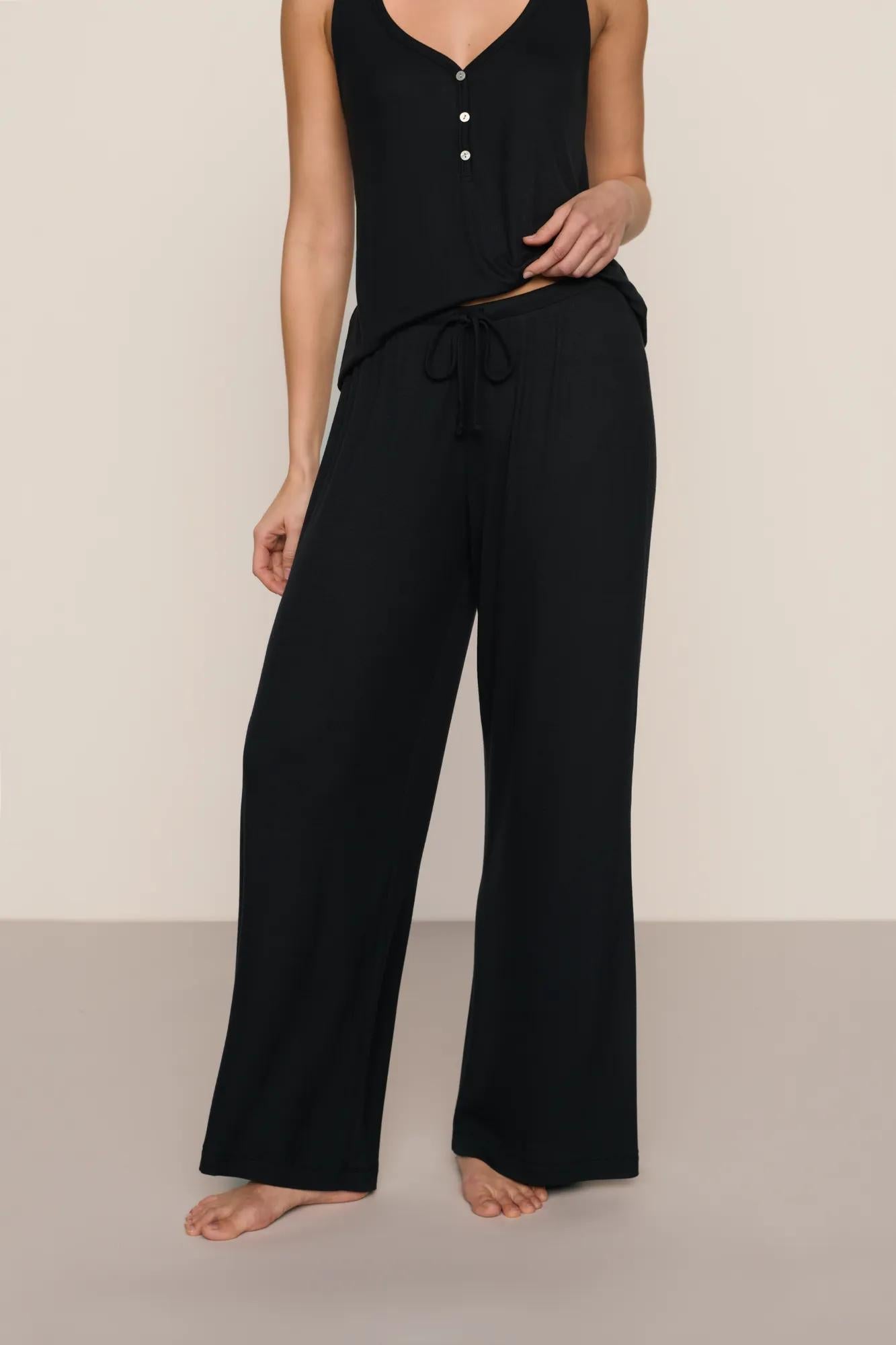 Eberjey Dream Rib Wide Leg Pant