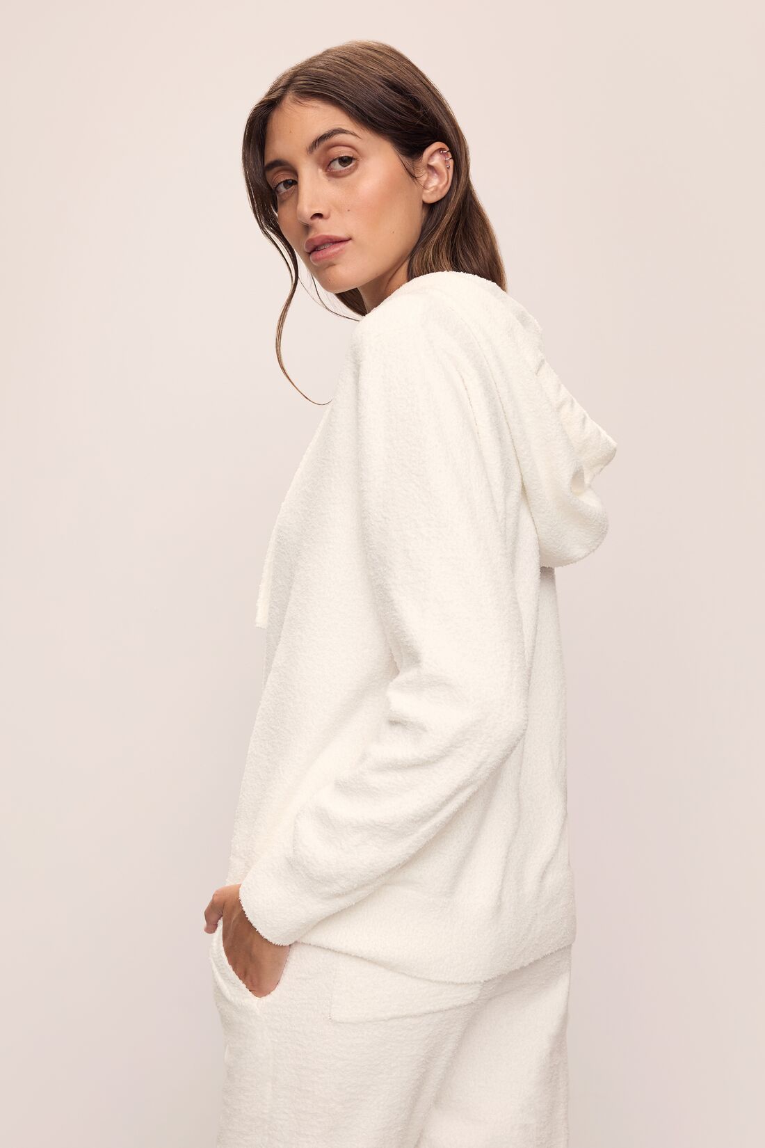 Eberjey Recycled Boucle Hoodie