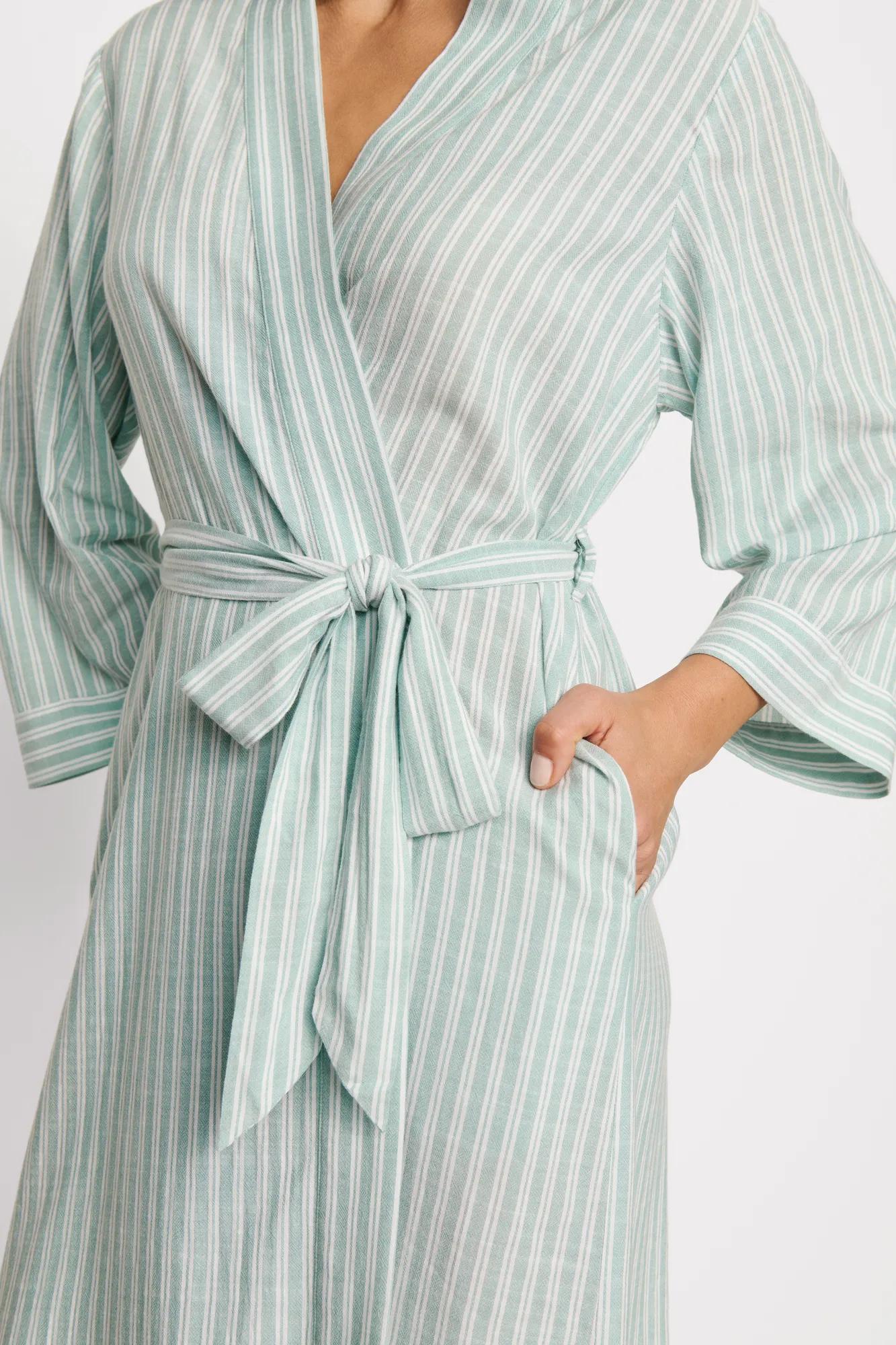 Eberjey Nautico Midi Robe