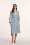 Classic Stripe Slate Blue/Ivory