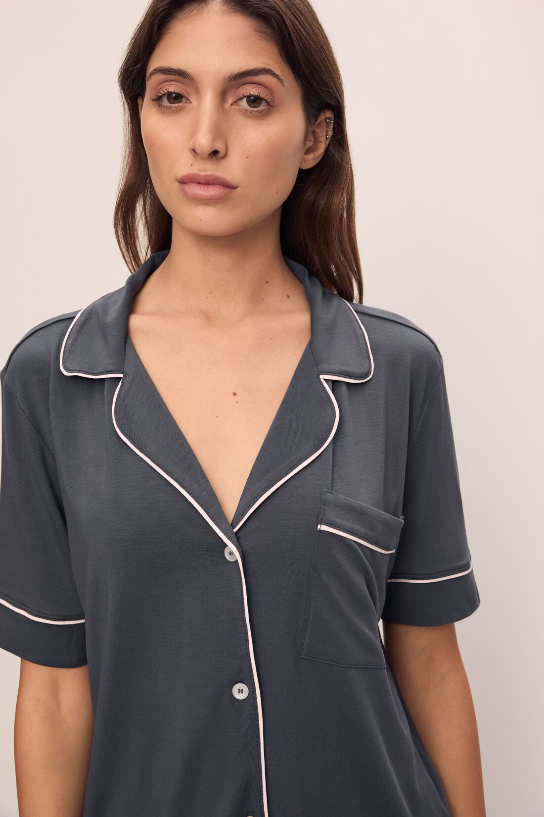 Eberjey Gisele TENCEL™ Modal Short Sleeve & Pant PJ Set