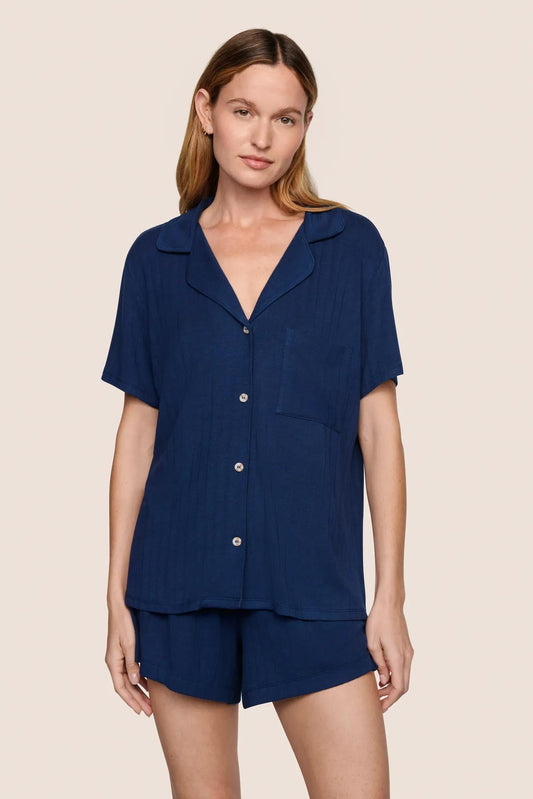 Eberjey Gisele TENCEL™ Modal Rib Relaxed Short PJ Set