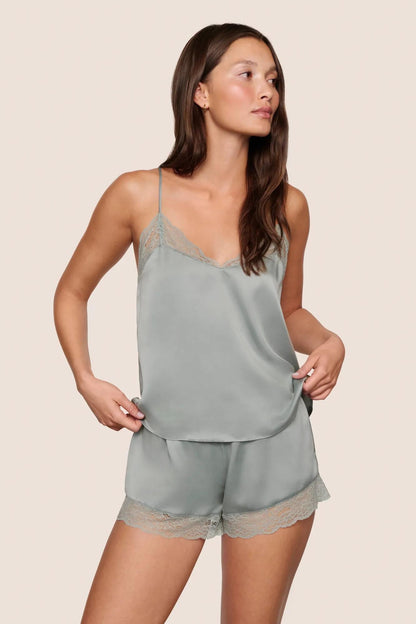 Eberjey Washable Silk Lace Cami & Short Set
