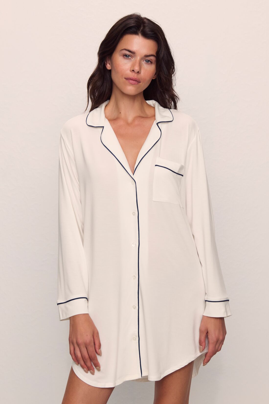 Pure Ivory/Navy,X-Small