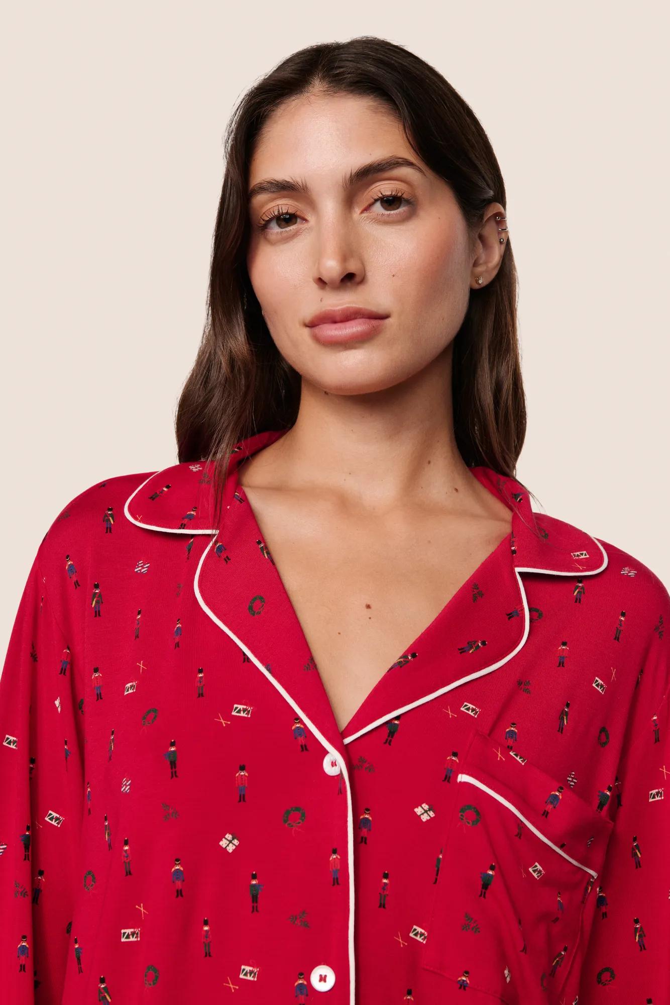 Eberjey Gisele Printed TENCEL™ Modal Long PJ Set
