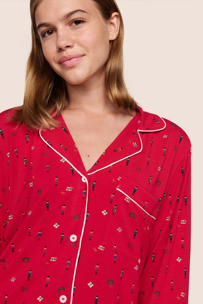 Eberjey Gisele Printed TENCEL™ Modal Long PJ Set