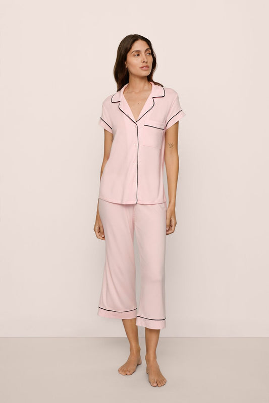 Eberjey Gisele TENCEL™ Modal Short Sleeve Cropped PJ Set