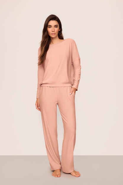 Eberjey Softest Sweats Straight Leg Pant