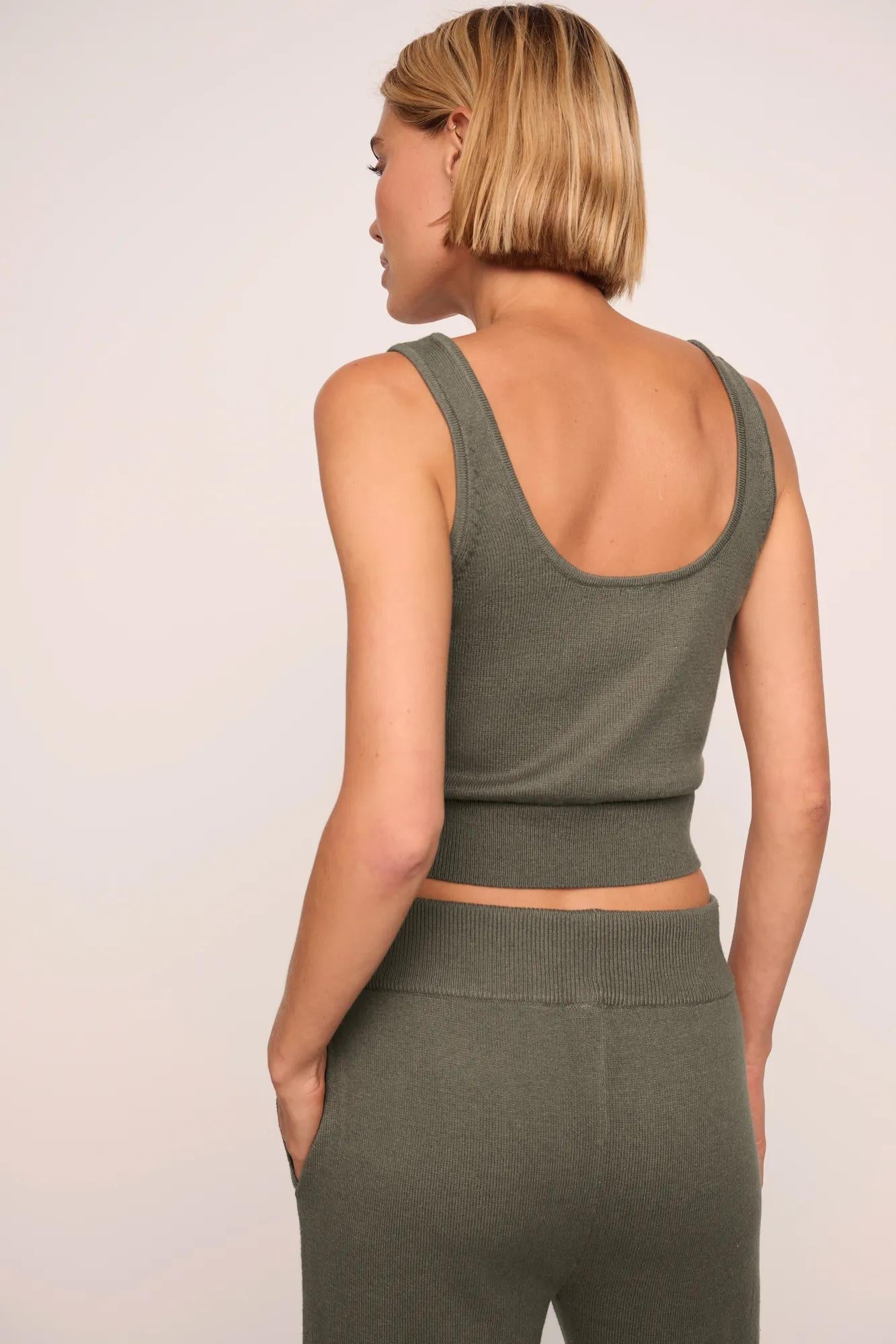 Eberjey Recycled Sweater Cropped Tank