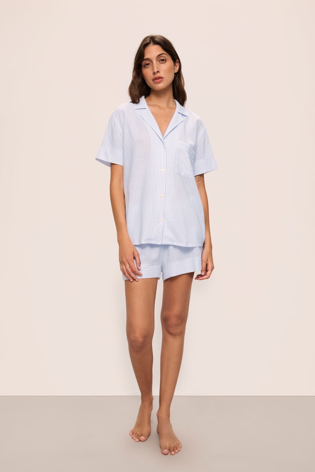 Eberjey Nautico Shortie Short PJ Set