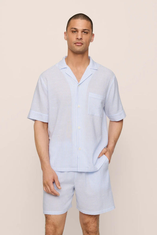 Eberjey Men's Nautico Short PJ Set