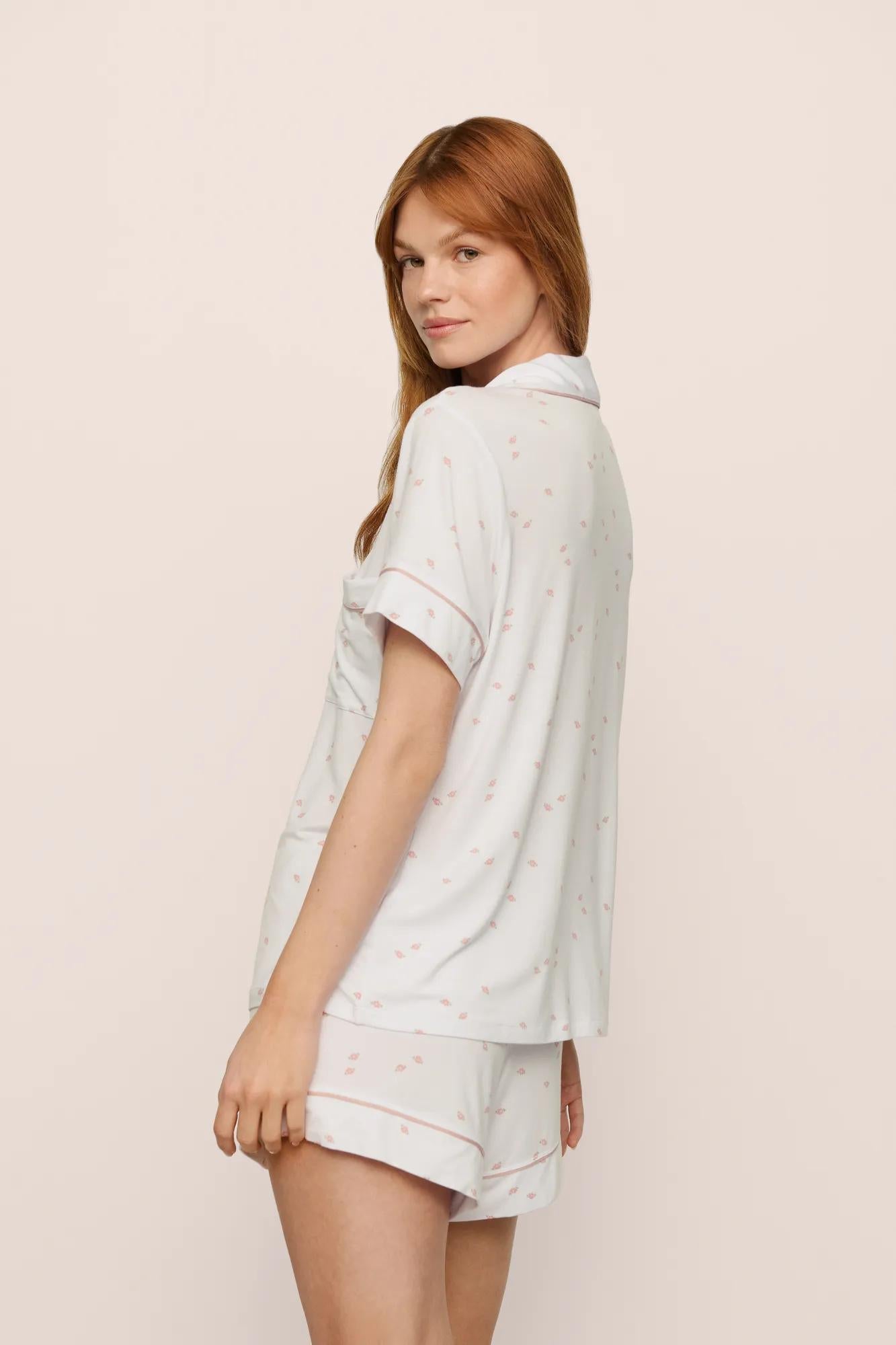 Eberjey Gisele Printed TENCEL™ Modal Relaxed Short PJ Set