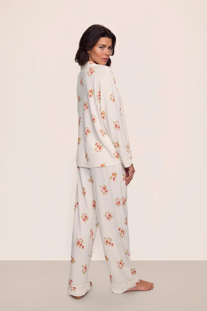 Eberjey Gisele Printed TENCEL™ Modal Long PJ Set