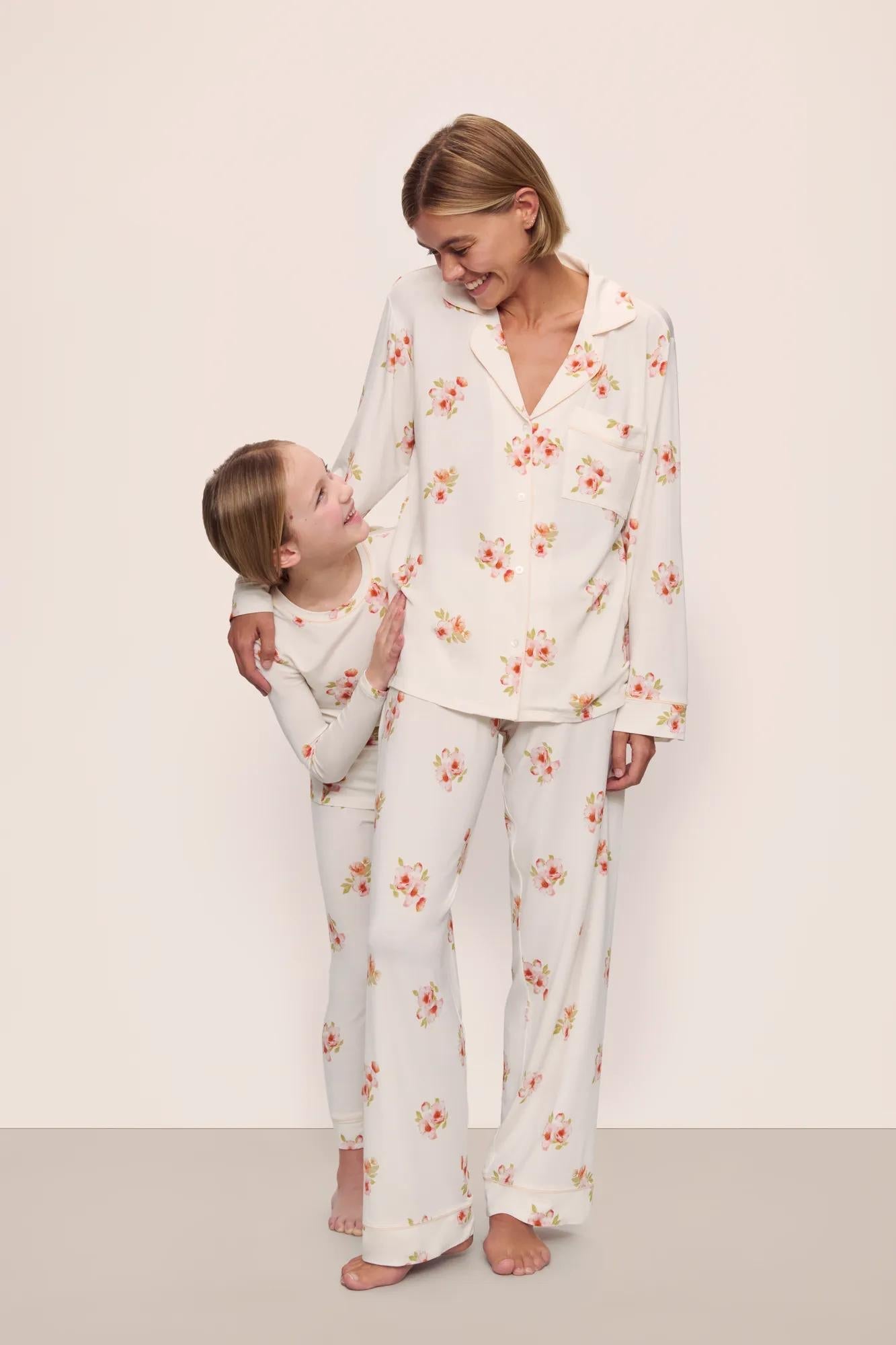 Eberjey Gisele Printed TENCEL™ Modal Long PJ Set