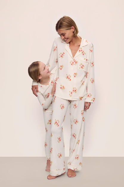 Eberjey Gisele Printed TENCEL™ Modal Long PJ Set