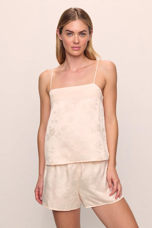 Eberjey Washable Silk Jacquard Cami & Short PJ Set