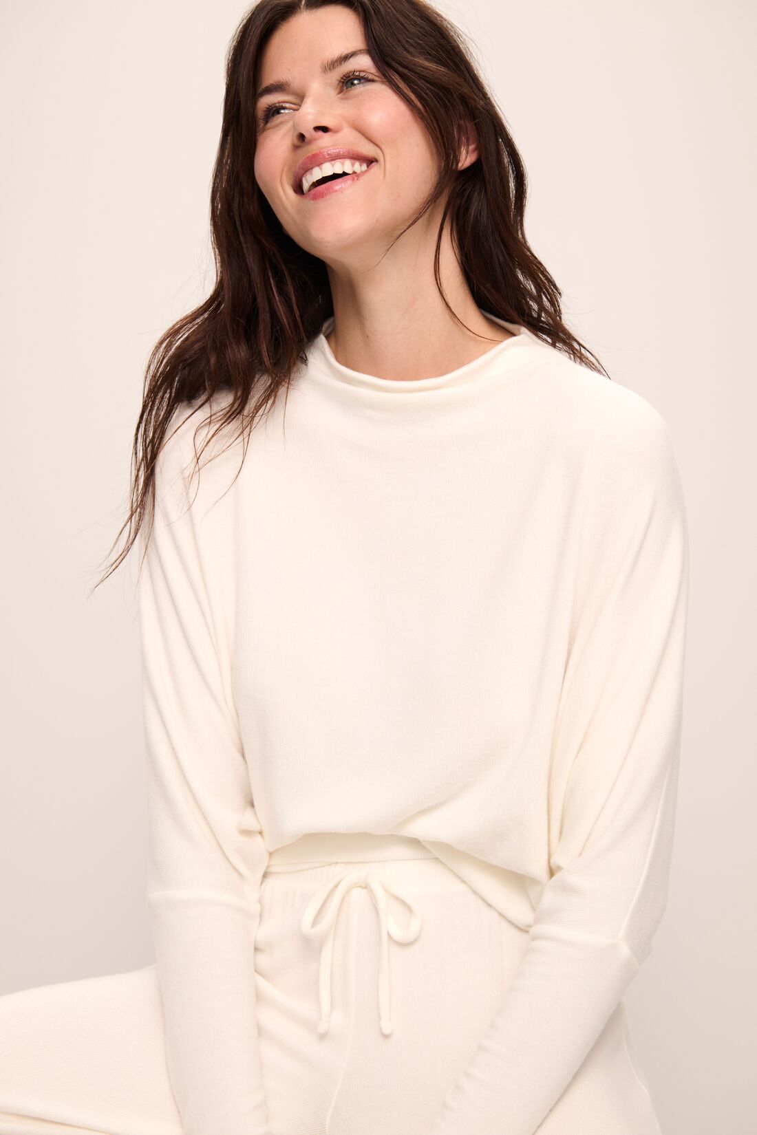 Eberjey Cozy Time Mock Neck Pullover