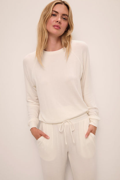 Eberjey Cozy Time Crew Neck Pullover
