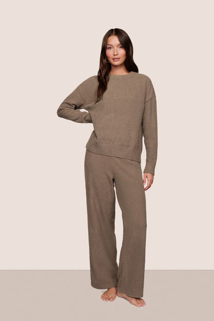 Eberjey Recycled Boucle Crew Neck Pullover
