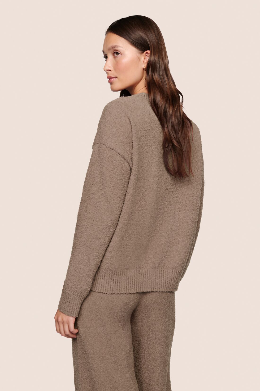 Eberjey Recycled Boucle Crew Neck Pullover