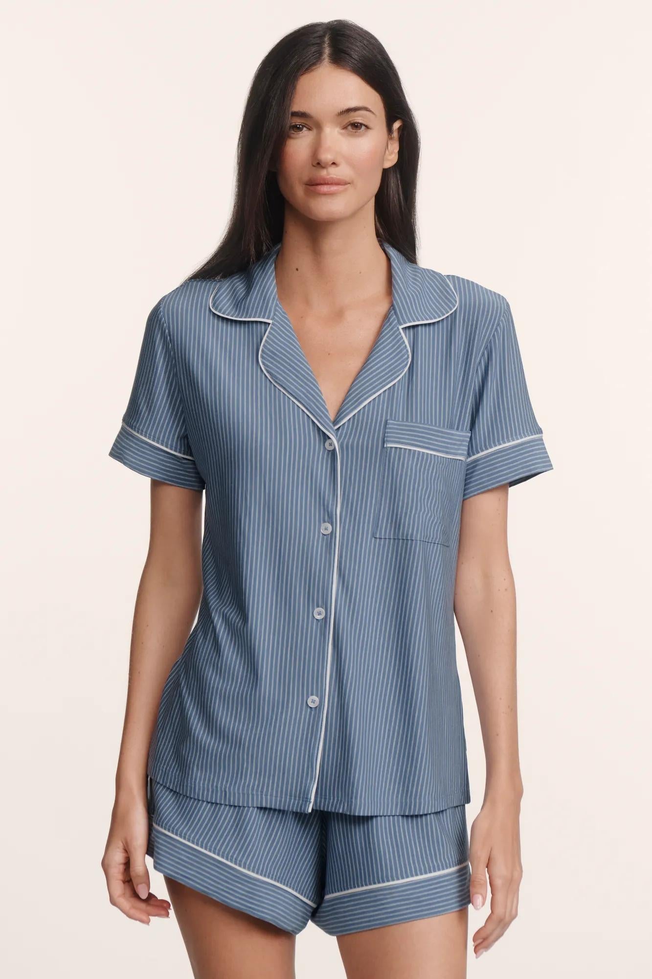 Duo Stripe Slate Blue/Ivory,XX-Small