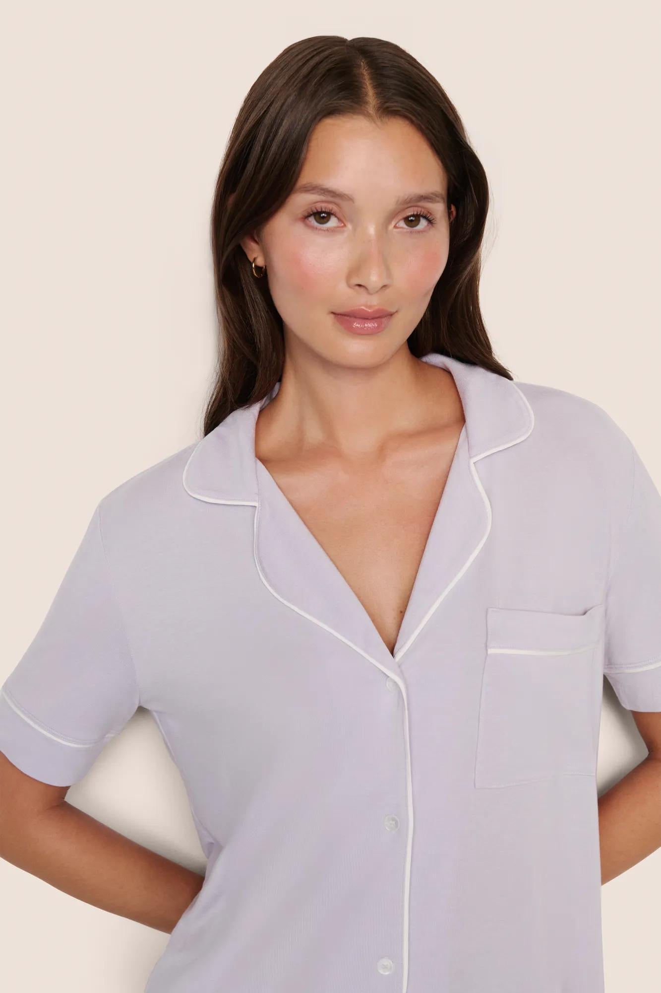 Eberjey Gisele TENCEL™ Modal Short Sleeve & Pant PJ Set
