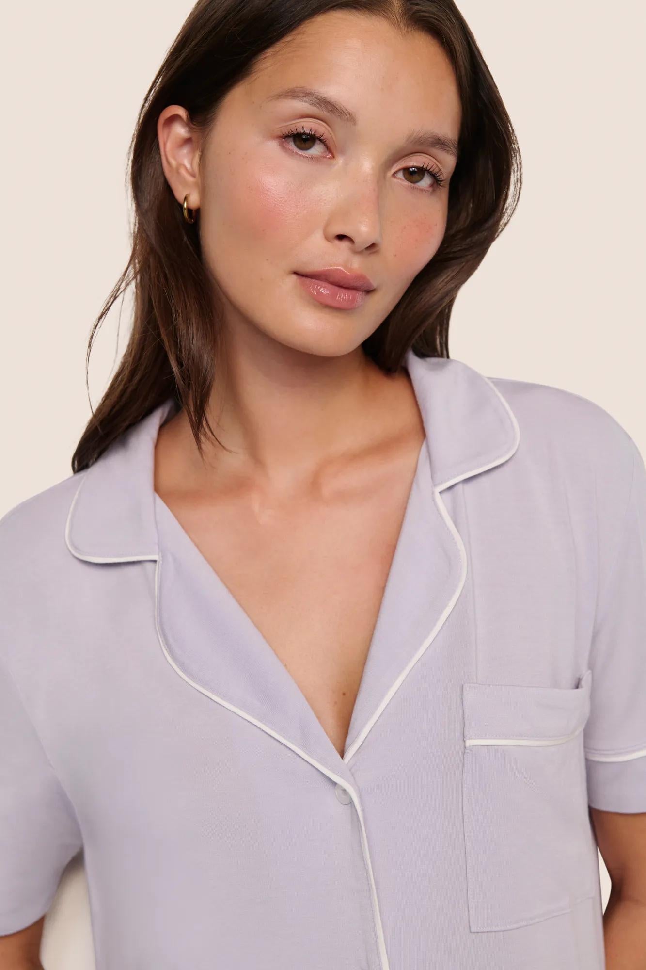 Eberjey Gisele TENCEL™ Modal Short Sleeve & Pant PJ Set