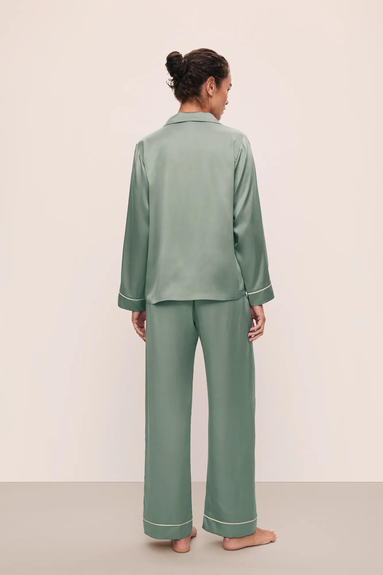 Eberjey Inez Washable Silk Long PJ Set
