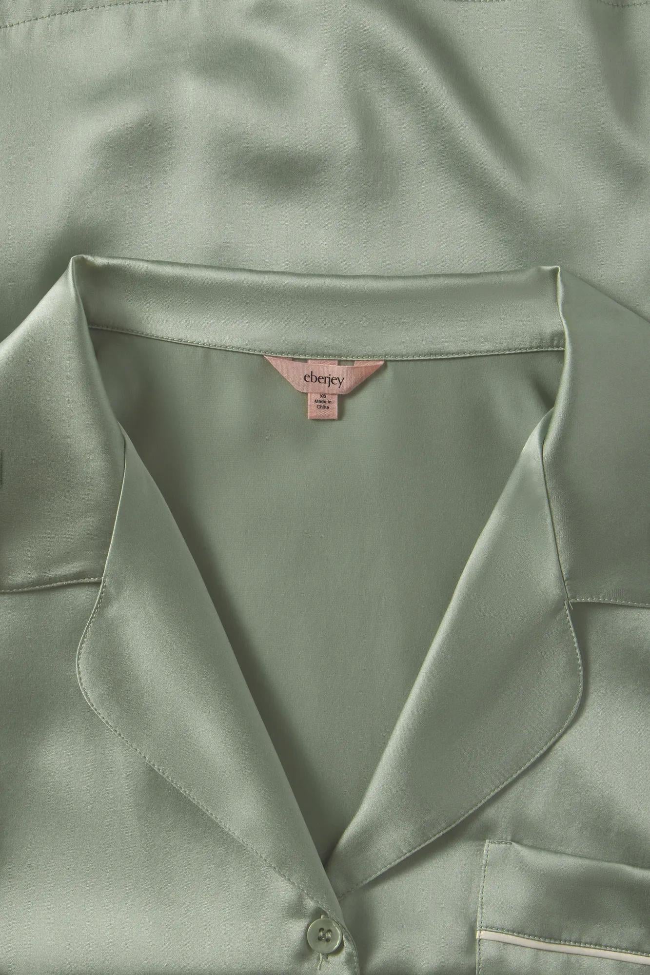 Eberjey Inez Washable Silk Long PJ Set