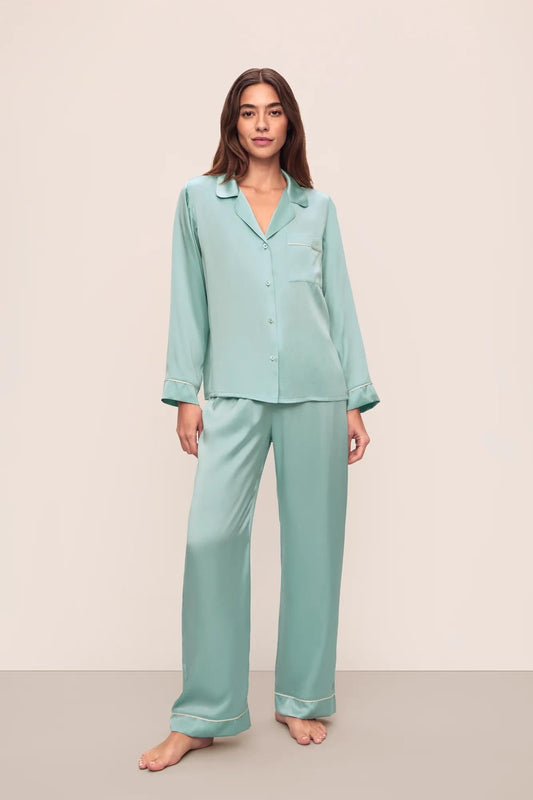 Eberjey Inez Washable Silk Long PJ Set