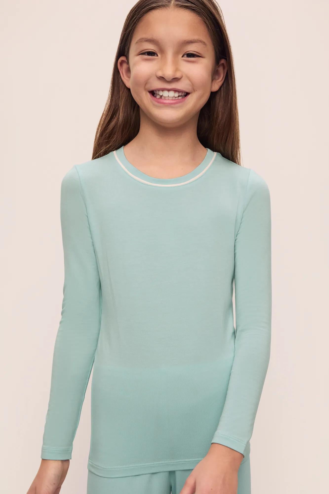 Eberjey Kids TENCEL™ Modal Unisex Long PJ Set