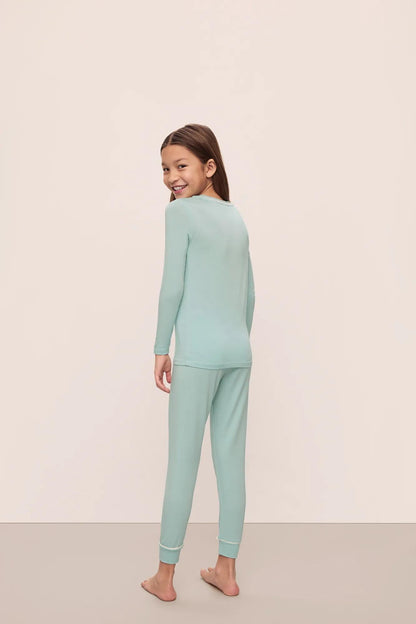 Eberjey Kids TENCEL™ Modal Unisex Long PJ Set