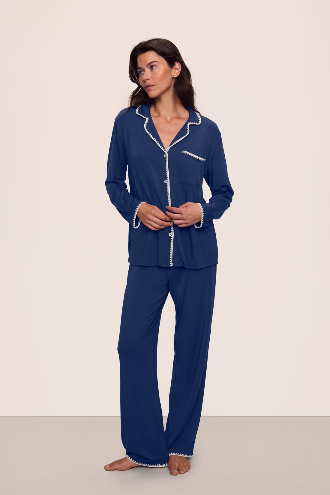 Navy/Ivory,XX-Small